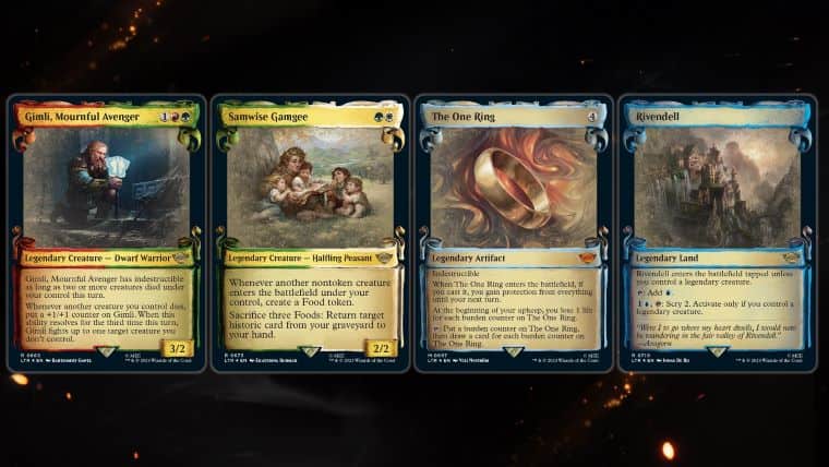 MTG 指輪物語 ホリデーリリース 英語版 悪魔の意図 銀幕foil MTG 指輪