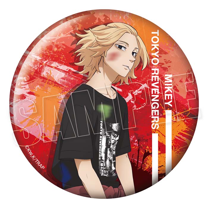 東京リベンジャーズ マットメタリック缶バッジ 佐野万次郎 マイキー 10