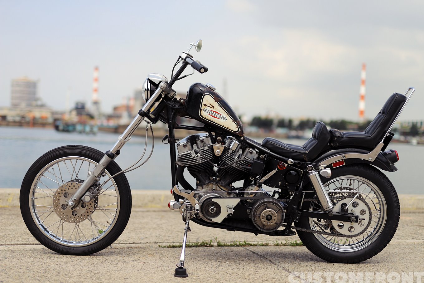 レアビンテージハーレー、チョッパー、用スポーツスタータンク
