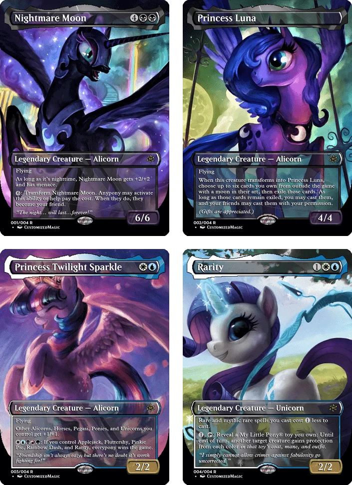 Ponies - The Galloping | Magic The Gathering Proxy Cards