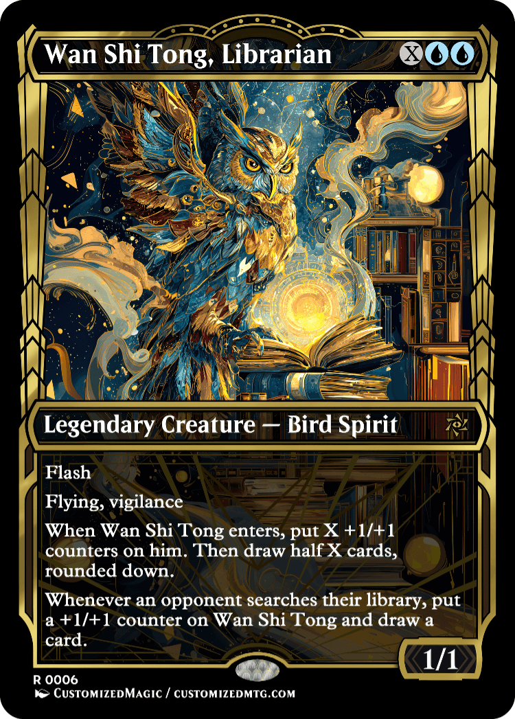 司書、ワン・シー・トンWan Shi Tong, Librarian mtg Wan Shi Tong