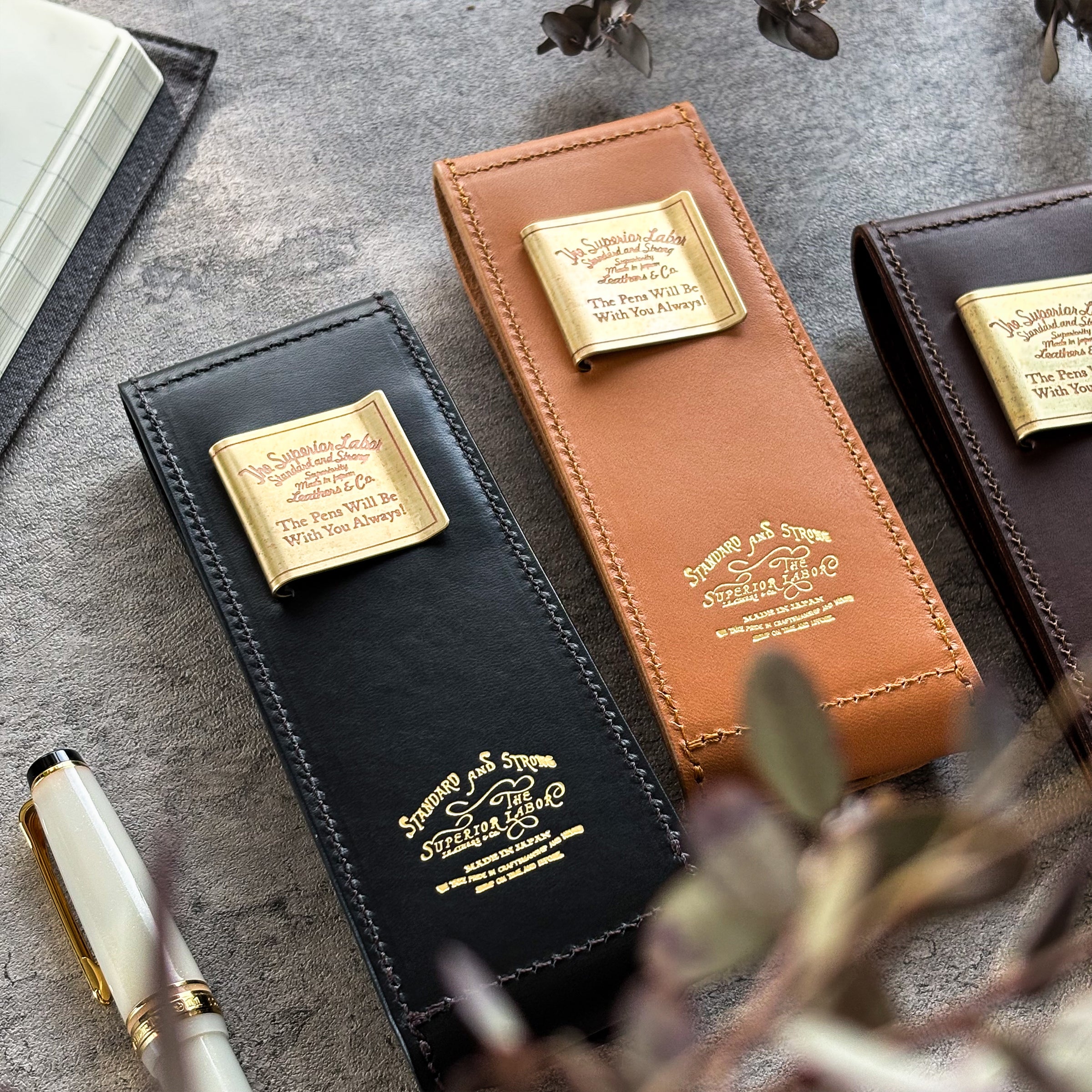 THE SUPERIOR LABOR / シュペリオールレイバー レザーペンケース