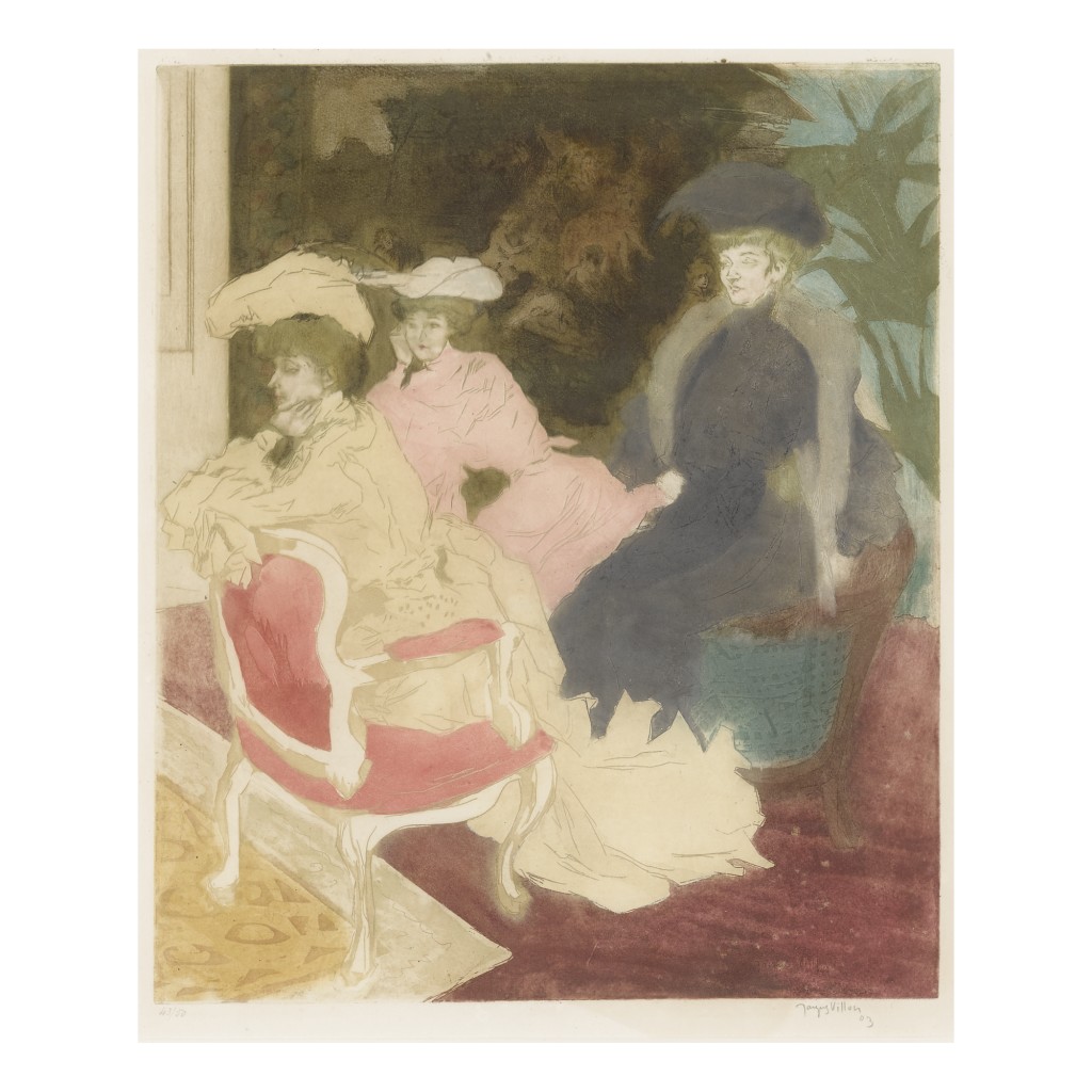 ジャック・ヴィヨンのリトグラフ マルセル・デュシャンの兄弟 ジャック