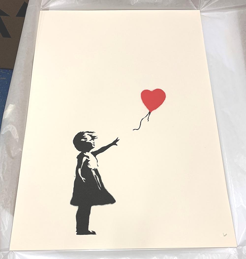 バンクシー プライベートセール》 「Girl With Balloon（風船と少女
