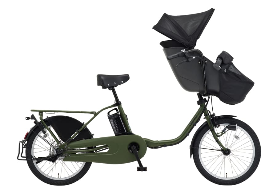 電動アシスト自転車 チャイルドシート付き ホワイト 電動アシスト