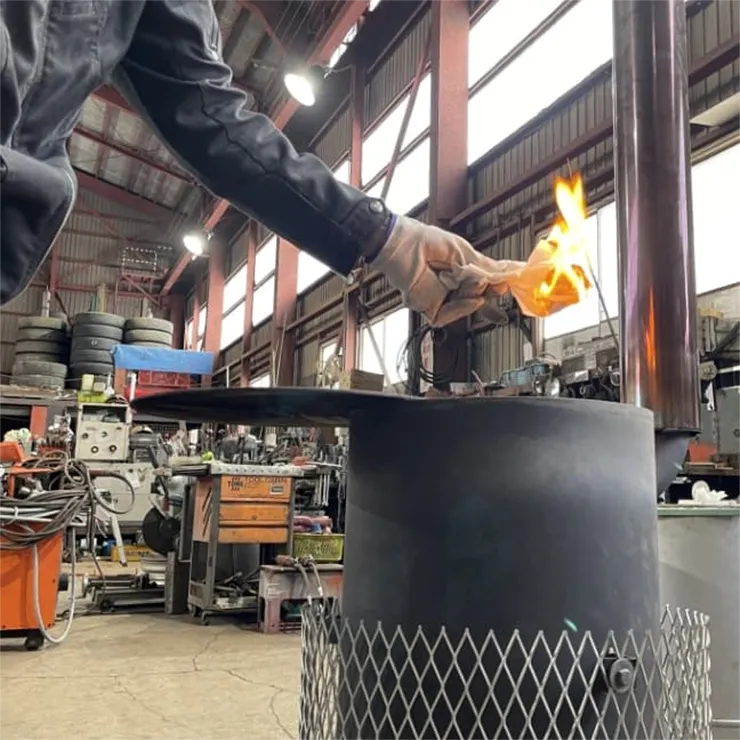 廃油ストーブで暖房費ゼロへ｜CYCLE BURN公式