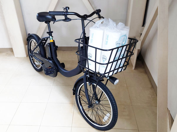 Panasonicパナソニック 電動アシスト自転車 前バスケット付き