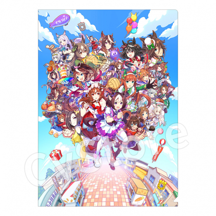 ウマ娘 プリティーダービー 描き下ろし クリアファイル 全種セット
