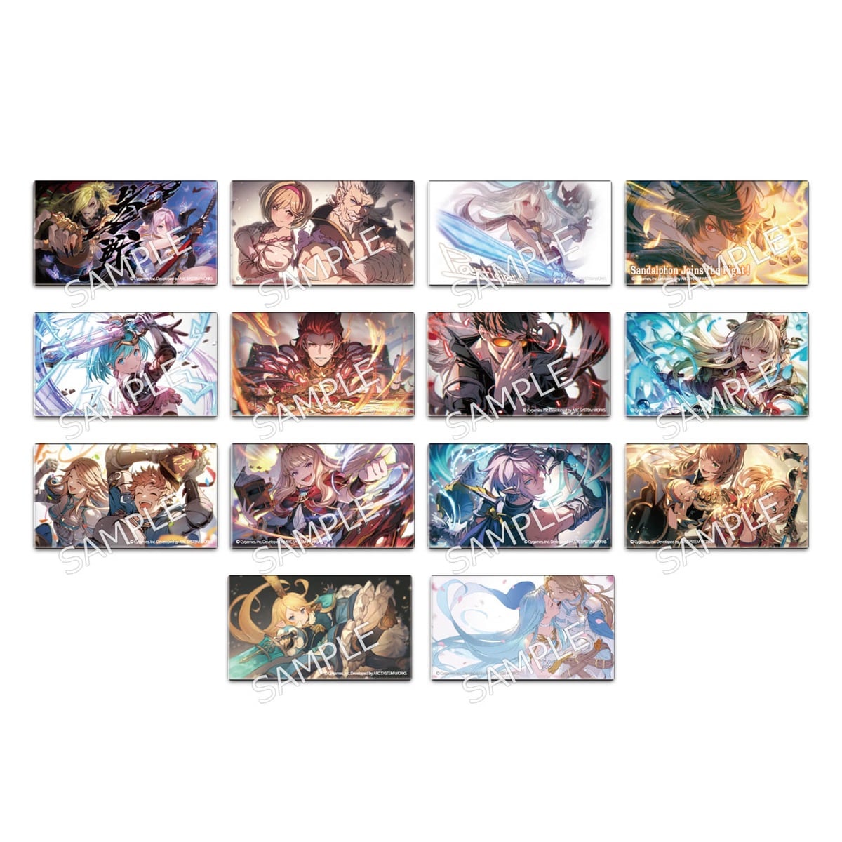 グランブルーファンタジー GBVS ベリアル クリアファイル グラブルVS