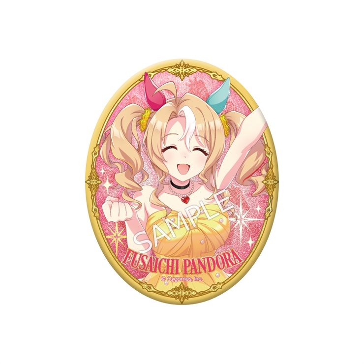 ウマ娘 ハピネスチャンスくじ オグリキャップ 缶バッジ ハピチャンクジ