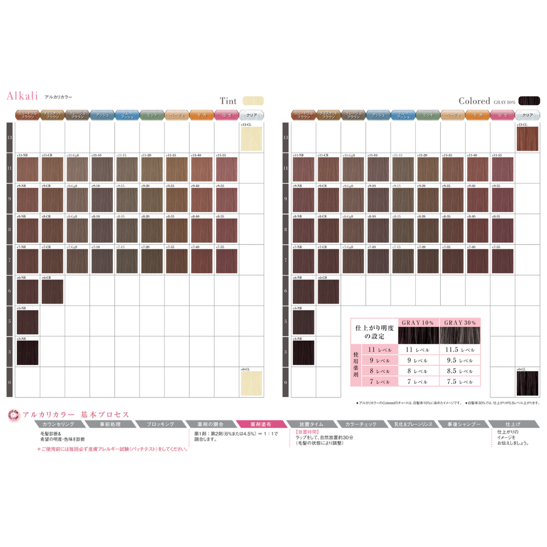 ミルボンオルディーブボーテ・クリスタル（白髪染） b3-NB c5-NB計15