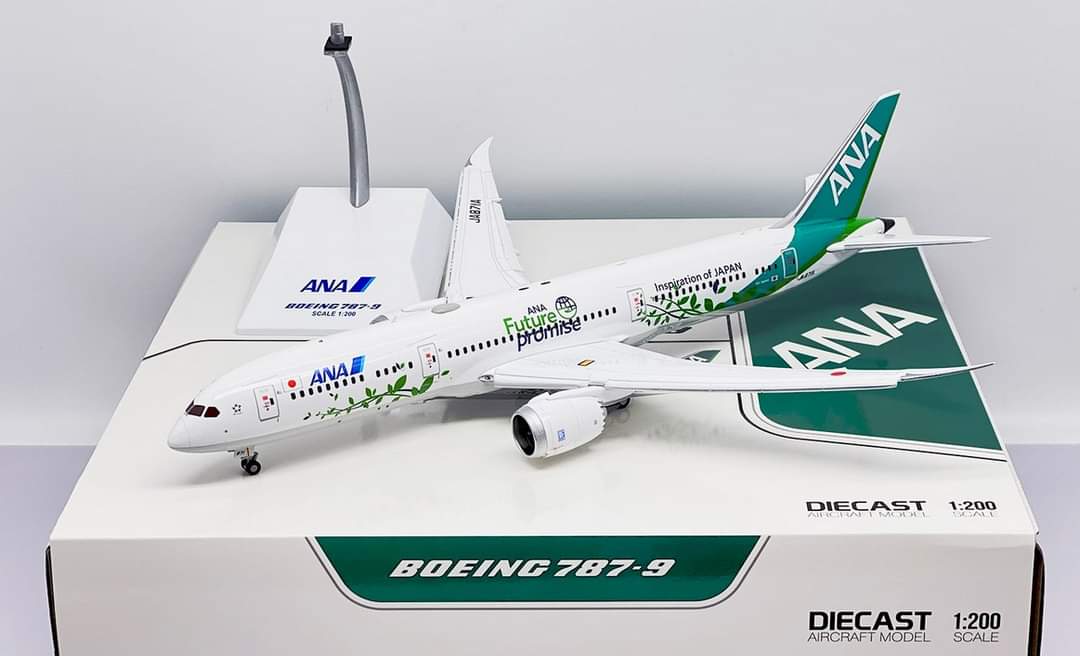 ANA B787-10 モデルプレーン 模型 飛行機 ボーイング 1/200 飛行機模型
