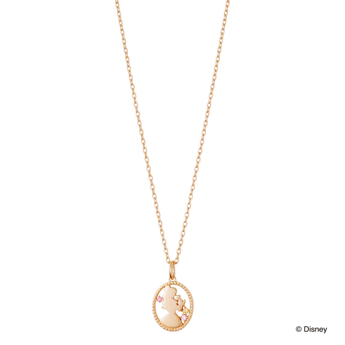 ディズニープリンセス ベル / シルバー ネックレス DI-SN6029CB｜THE