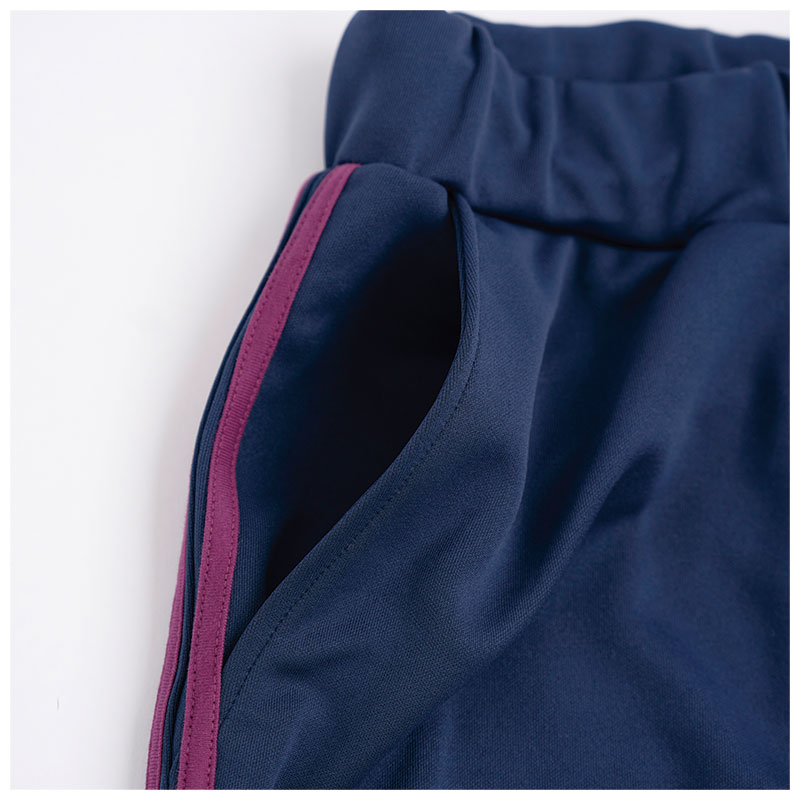 indigo la End サイドラインジャージ ジャケット L ネイビー indigo la