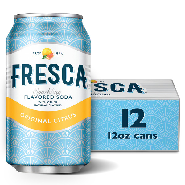 Fresca Original Citrus Sparkling Flavored Soda 12Pk 12 Oz