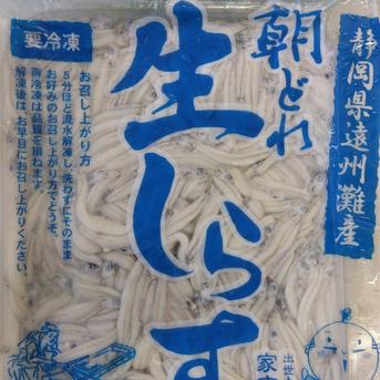 ✨鮮度抜群！🐟🐟🌊冷凍生しらす🐟ご自宅用にも贈りものにもどうぞ