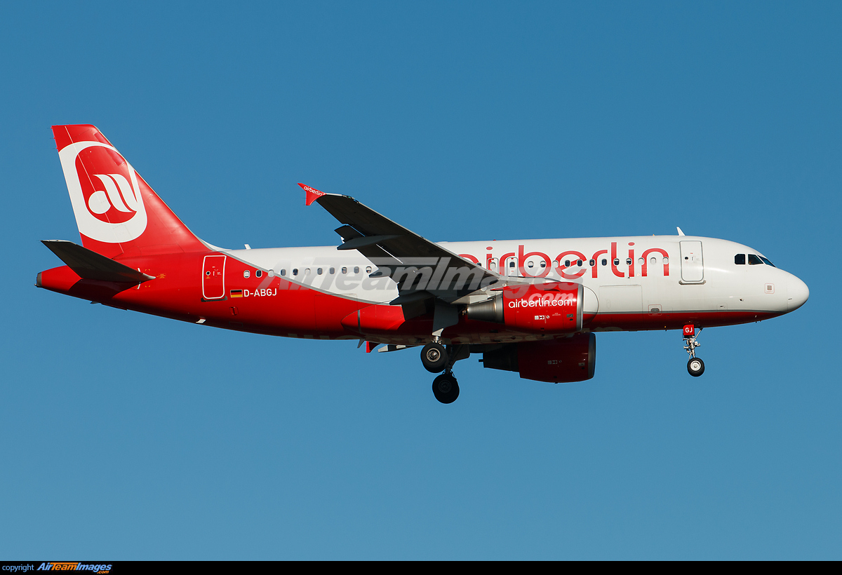 Airbus A319-112 Air Berlin D-ABGJ - AirTeamImages.com