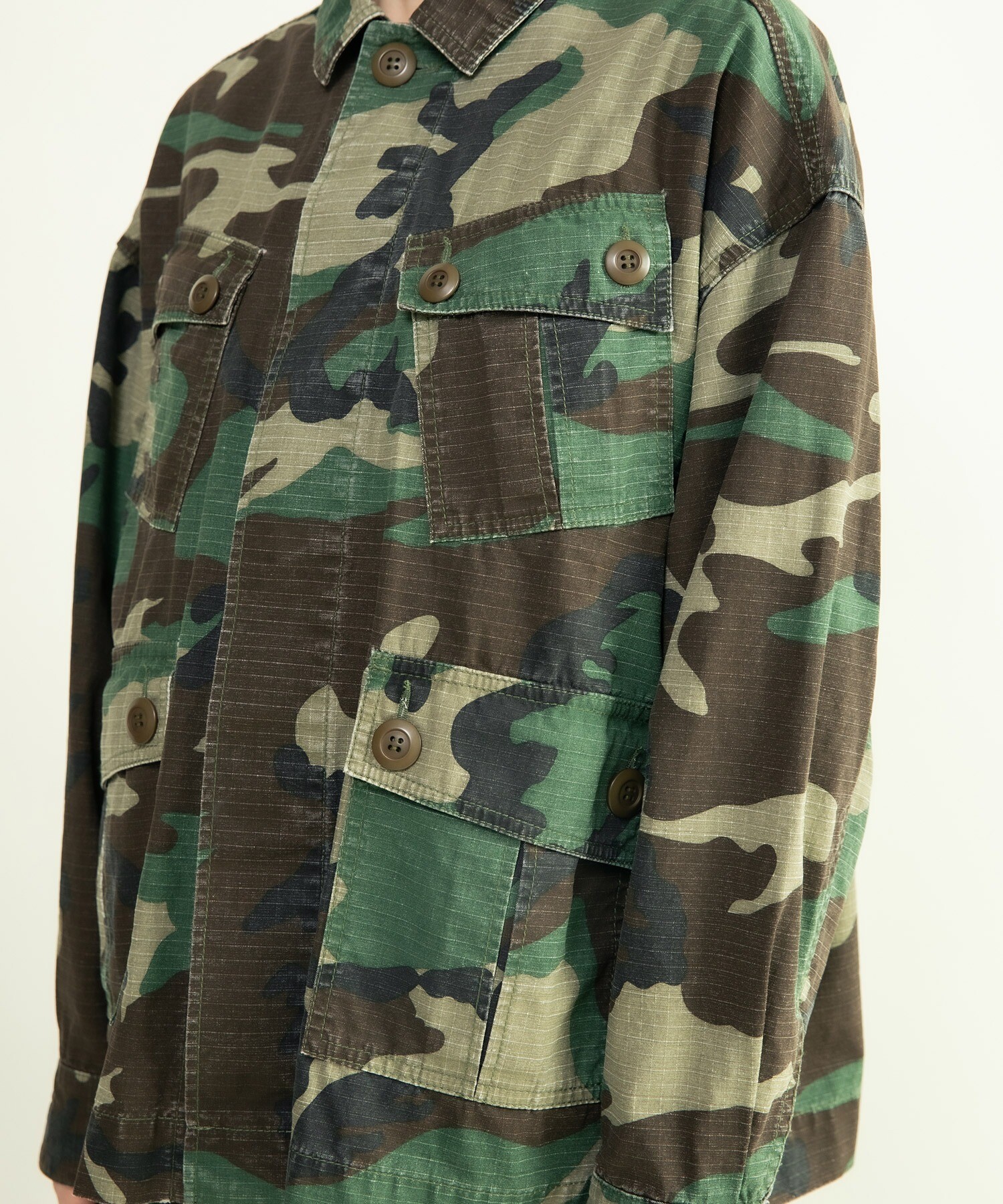 AMBIDEX Store ○カモフラ柄 ミリタリージャケット(F マルチ99): CHILD