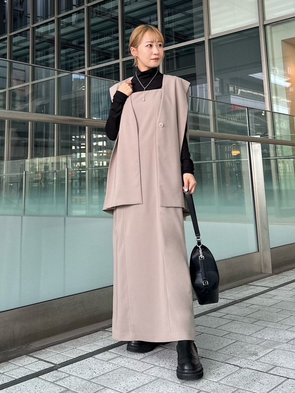 アトリエgg♡シャツワンピース 19ハーフ アトリエgg ワンピース