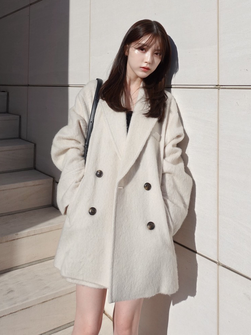 オーバーサイズウールシャギージャコット(ジャケット)｜アウター｜FRAY