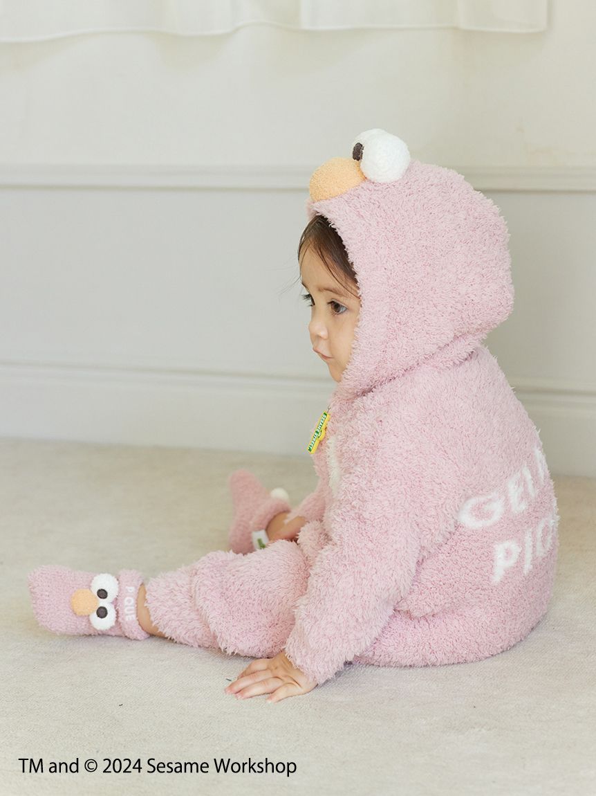 新品ジェラピケセサミストリートエルモロンパース80