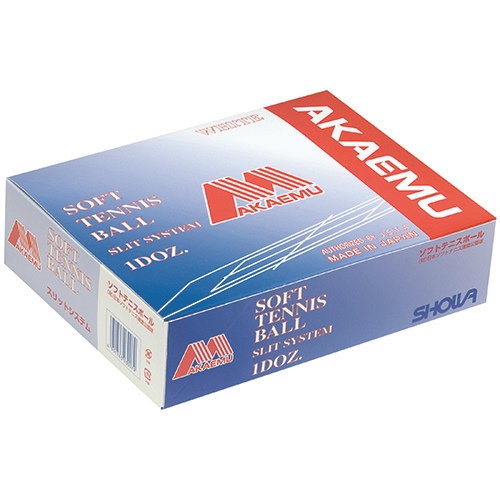 スマートスクール / テニスボール 軟式 アカエム 12個 J-457