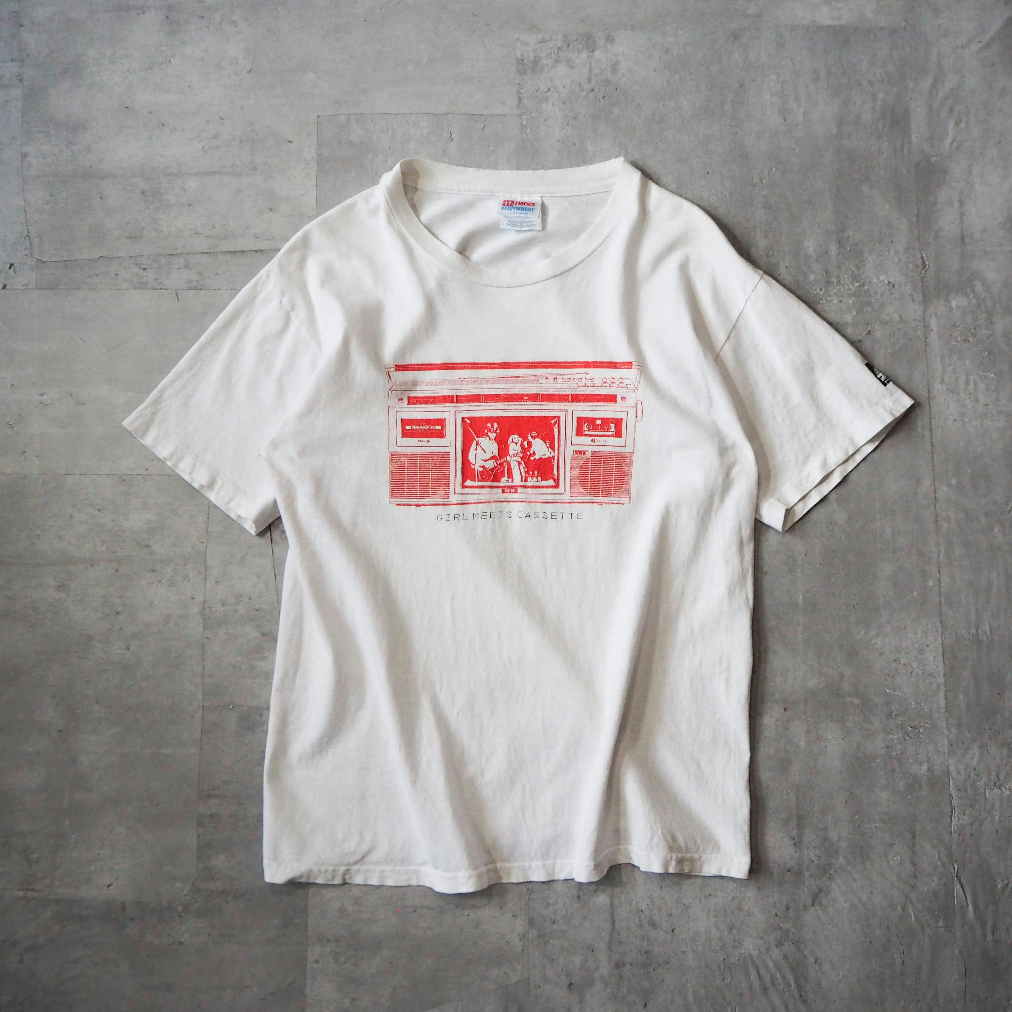 90s “Cornelius” 69/96 GIRL MEETS CASSETTE tee made in USA