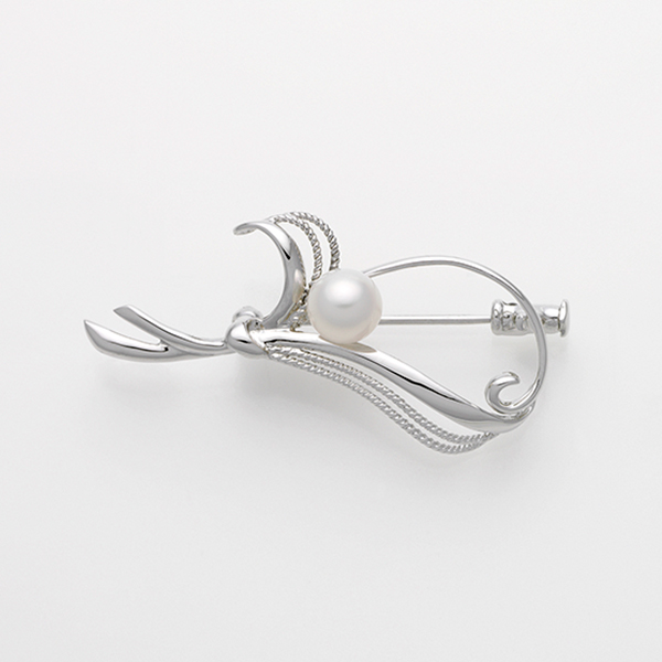 芝翫香 本真珠 ブローチ 芝翫香〉SVアコヤパールブローチ｜近鉄百貨店