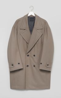 CINOH｜ボンディングメルトンハーフコート