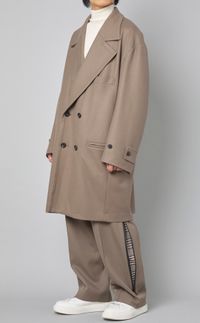 CINOH｜ボンディングメルトンハーフコート