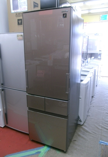 SHARP SJ-GT42D-R 冷蔵庫 415L 2018年製 シャープ 冷凍冷蔵庫 SJ-GT42D