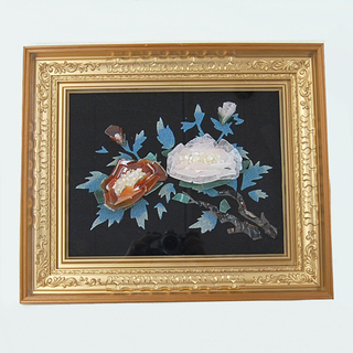 骨董 山梨 芸術品 宝石画 貴石画 尊石画 Yahoo!オークション - 貴石画 宝石