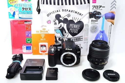 Wi-Fiでスマホへ転送可能Nikon D3100一眼レフ カメラ 2024 Wi-Fiで