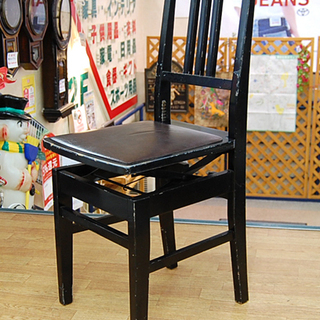 中古リニューアル】背付ピアノ椅子(全国送料込み)トムソン椅子 - 鍵盤