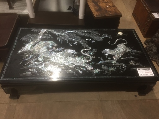 ディスカウント 螺鈿細工テーブル 楽天市場】螺鈿細工 韓国漆塗り 丸角