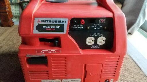 三菱 ガス発電機 MGC900GP 品 プロパンガス LPガス 災害 発電機 本体のみ