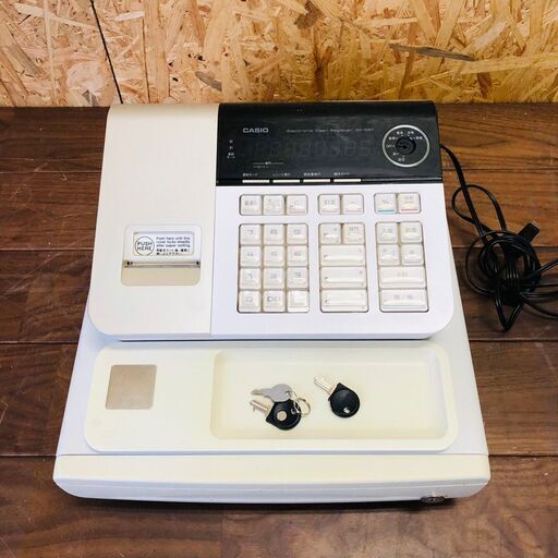 CASIO】 カシオ 電子レジスター SE-S20 鍵付 店舗用品 店舗機器