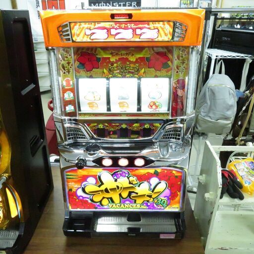 パチスロ実機 沖ドキ!30 バカンス コイン不要機付き ドアキー・設定