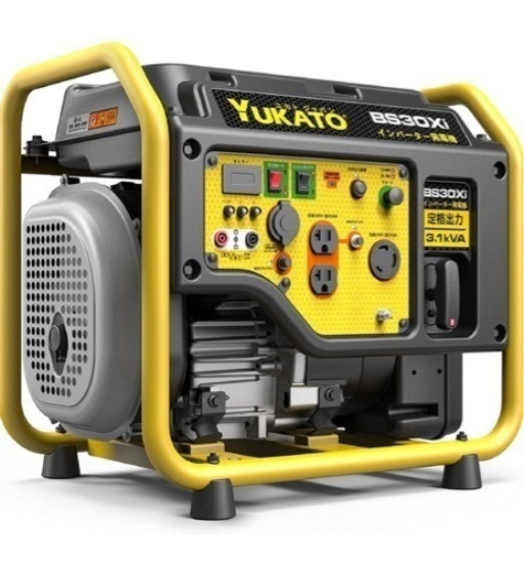 インバーター発電機 高性能 定格出力3.1kVA オープン型 静音 ガソリン