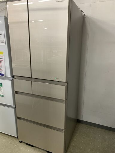 引き取り限定】パナソニック冷蔵庫 2020年 NR-SPF455X-W
