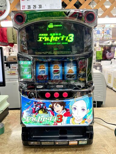 パチスロ交響詩篇エウレカセブン3 HI-EVOLUTION ZERO スロット実機 2024