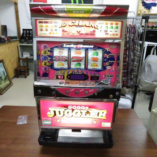 パチスロ実機 ゴーゴージャグラー 不要機 ドアキー/設定キー付属 i1