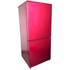 美品 2020年製 AQUA AQR-17J 冷蔵庫 赤 レッド