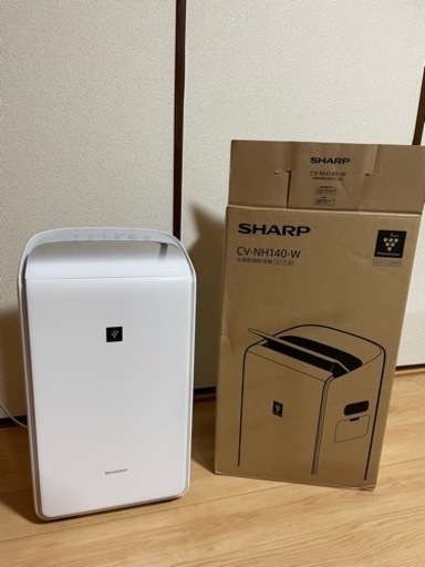 SHARP 衣類乾燥除湿機 CV-NH140-W [ハイブリッド方式 ]