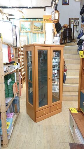 リンホーリン 照明付き 飾り棚 キャビネット キュリオケース