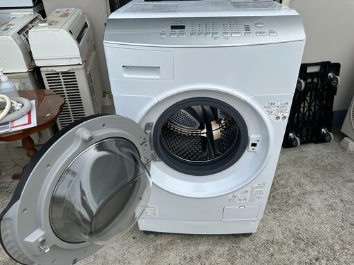 動作保証あり】IRIS OHYAMA 2021年 FLK832 8.0kg/3.0kg ドラム式洗濯