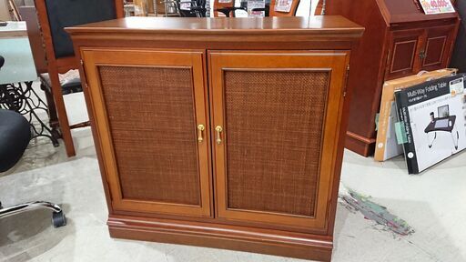 maruni マルニ木工地中海シリーズサイドボードキャビネット照明付き