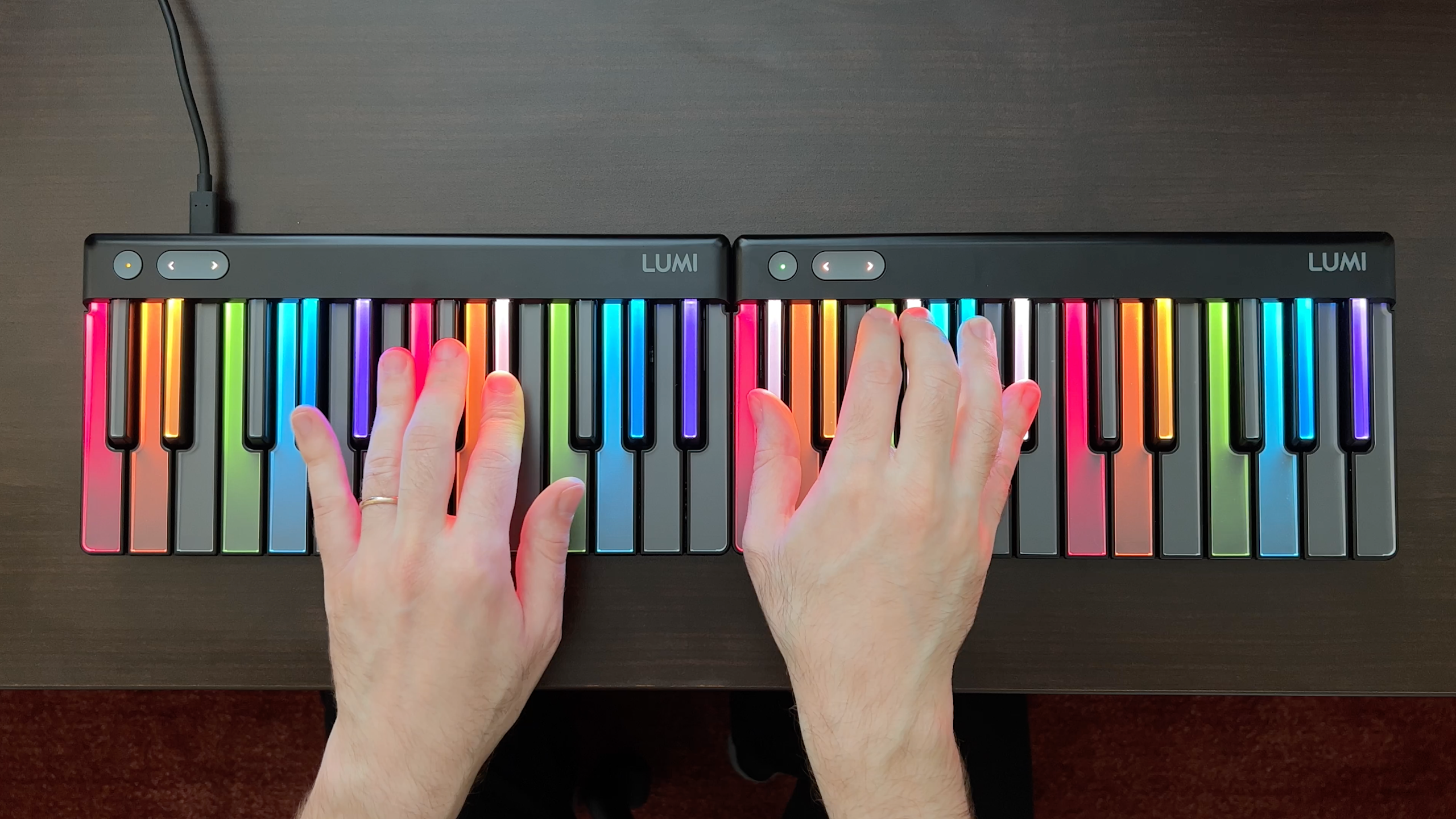 Roli LUMI Keys MIDIキーボード Snapcase付き 新品】ROLI Piano M LUMI