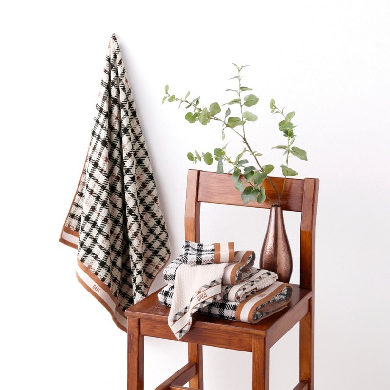 DAKS ダブルハウスチェック（バスタオル・フェイスタオル・タオル