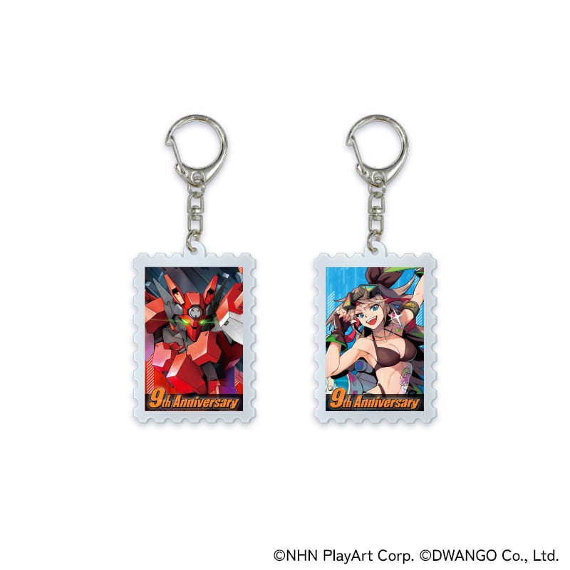 コンパス 戦闘摂理解析システム」切手型アクリルキーホルダー